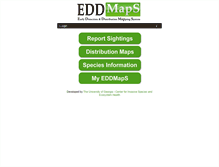 Tablet Screenshot of mobile.eddmaps.org